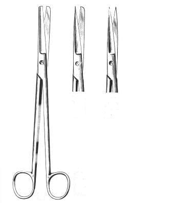 Nożyczki maciczne typ Sims (proste) - 23 cm