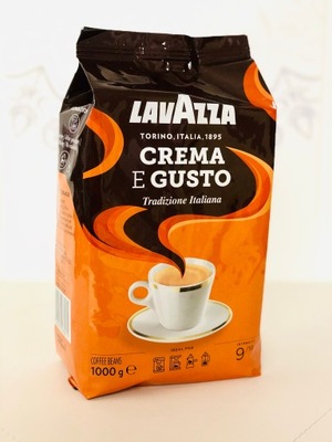 Kawa Lavazza Crema E Gusto Ziarno 1 kg.