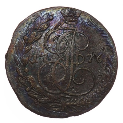 5 Kopiejek - Katarzyna II - Rosja - 1776 rok