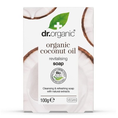 Dr.Organic mydło oczyszczająco-odświeżające do skóry suchej 100g