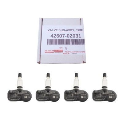 SENSORES DE PRESIÓN NEUMÁTICOS TPMS TOYOTA AURIS AVENSIS AYGO CAMRY 42607-02031  