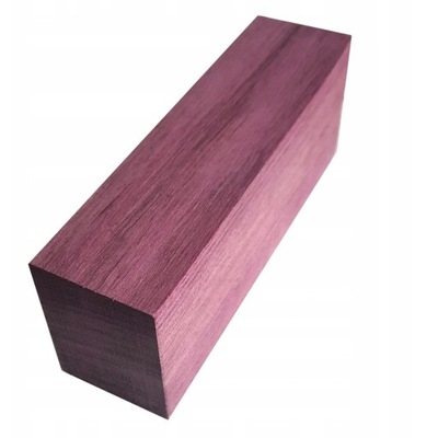 Drewno Amaranth Purple Heart bloczek 32x48x130mm