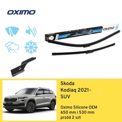 WIPER BLADES FRONT FOR SKODA KODIAQ SUV (2021-) OXIMO  