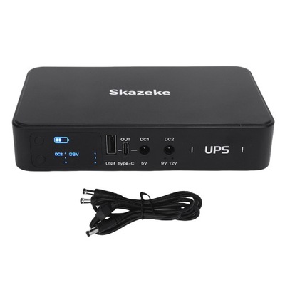 ZASILACZ AWARYJNY UPS 18000mAh USB C 5V DC 5V 9V 12V