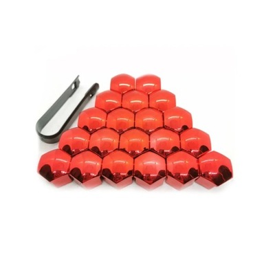 20Pcs Car Wheel Hub Nut Bolt Covers Cap 17mm