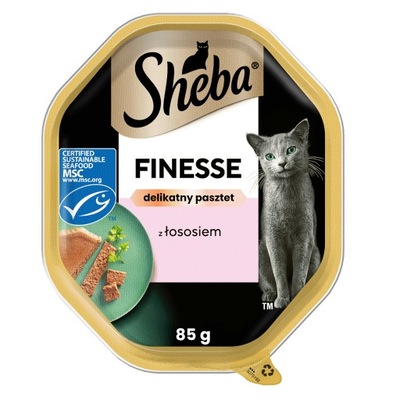 SHEBA FINE.PASZTET ŁOSOŚ 85G