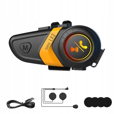 SLUCHAWKI BLUETOOTH CASCO MOTOCICLETA PARA CASCO MUZYKA  