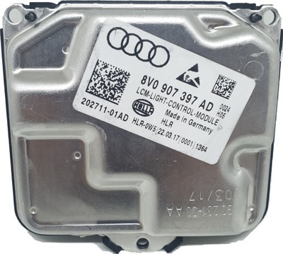 ПРЕОБРАЗОВАТЕЛЬ МОДУЛЬ LED (СВЕТОДИОД ) SKODA KODIAQ 8V0907397AD