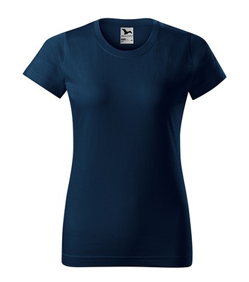 Koszulka t-shirt damska 134 MALFINI granatowa XL