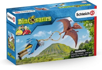 Schleich Dinozaurs 41467 Pościg z plecakiem odrzutowym