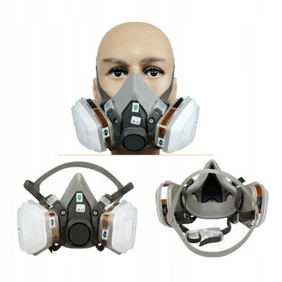 Maska oddechowa na pół twarzy wielokrotnego użytku chroniąca przed kurzem