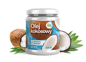 Olej kokosowy rafinowany Oleje Kaszubskie 450 ml