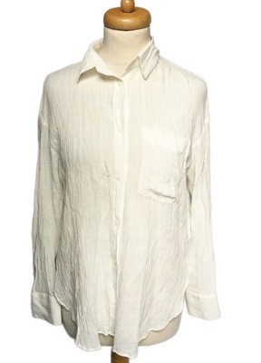 Koszula Biała Elegancka H&M M 38 Do Pracy