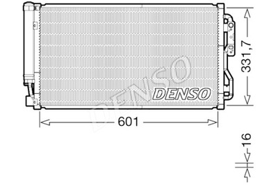 DENSO KONDENSATORIUS KONDICIONAVIMO BMW 