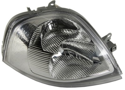 Фара лампа перед renault master ii 03-10 правый правая depo h7+h1+w5w фото №1