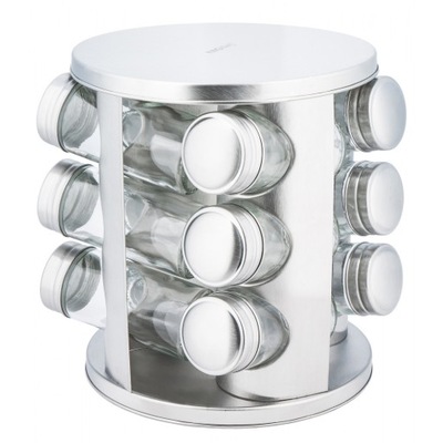 STOJAK NA PRZYPRAWY 12 POJEMNIKÓW KINGHOFF KH-4010