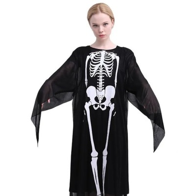STRÓJ SZKIELETOR przebranie Halloween kościotrup szkielet