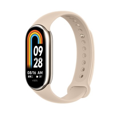 Opaska do Mi Band 8 Szampańsko - Złota