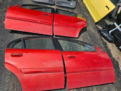 Дверь левый правый перед задняя kia rio ii 09' красный sedan фото №1