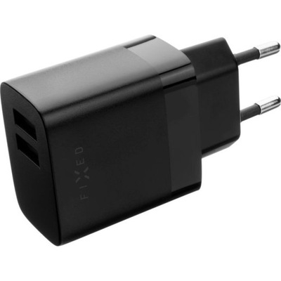 Nabíječka do sítě Fixed 17W, 2xUSB-A s USB-C kabelem, adaptér