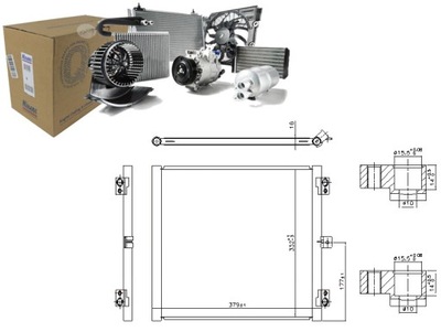 CONDENSADOR DE ACONDICIONADOR PORSCHE 718 BOXSTER 718 BOXSTER SPYDER 718  