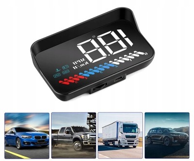 WYWIETLACZ ПРОЖЕКТОР СВЕТОДИОД LED LCD HUD OBD2 GPS USB M7 фото