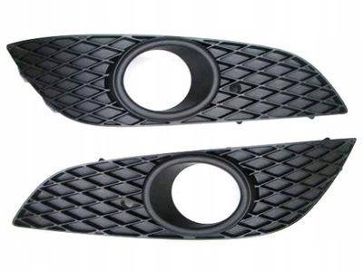 Opel astra h решётка радиатора бампера противотуманной фары набор фото №1