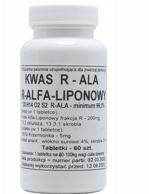 KWAS R-ALA ALFA LIPONOWY PODKOWA 60 SZT