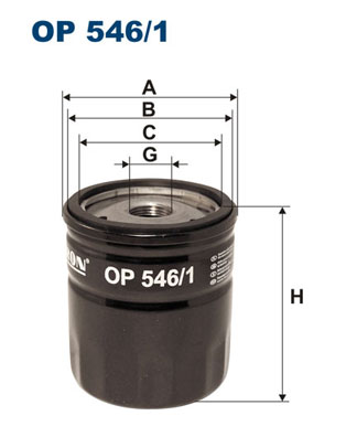 FILTRO ACEITES FILTRON OP546/1 OP5461  