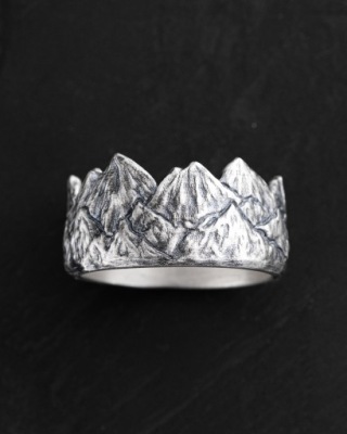 Srebrny pierścień HIMALAYAS 18.5