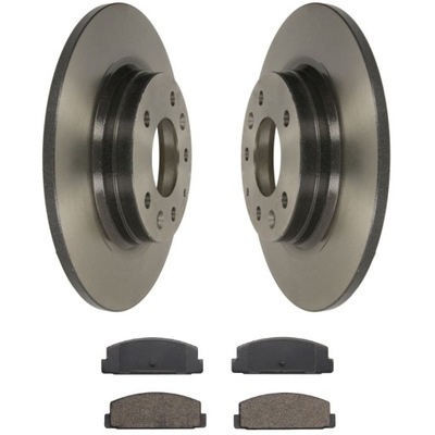 Гальмівні диски + гальмівні колодки задня mazda 6 gg gy 2002- фото №1