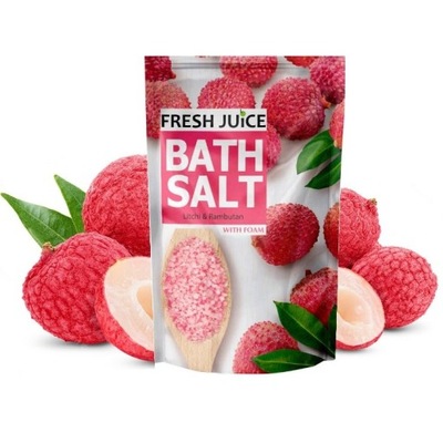 FRESH JUICE BATH SALT Litchi Rambutan 500g sól do kąpieli