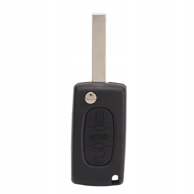 FORRO AL LLAVE AUTO NEGRAS 3 BOTONES PLEGABLE  