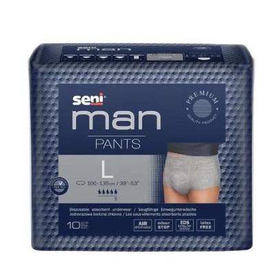 SENI MAN PANTS Majtki chłonne dla mężczyzn r. L