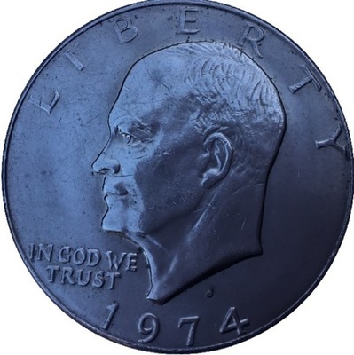 1 dolar (1974) - Dwight Eisenhower Mennica D