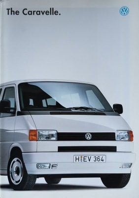 Volkswagen The Caravelle Prospekt wielostronicowy ANG