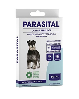 PARASITAL Obroża przeciw kleszczom pchłom dla psów