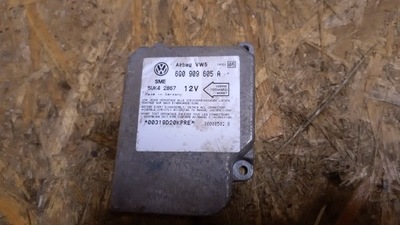 VW NUEVO BEETLE 2001 SENSOR UNIDAD DE CONTROL AIRBAG 6Q0909605A  