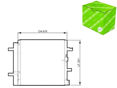 KONDENSATORIUS KONDICIONAVIMO AUDI A4 ALLROAD B8 A4 B8 A5 A6 ALLROAD C7 A6 