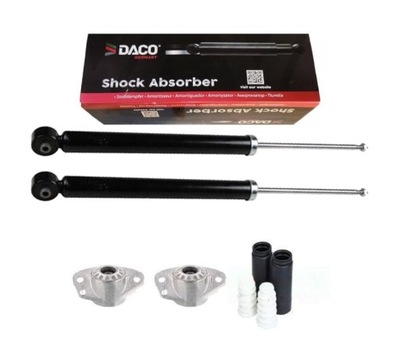 Амортизатори daco набір + кріплення задня vw fox фото №1
