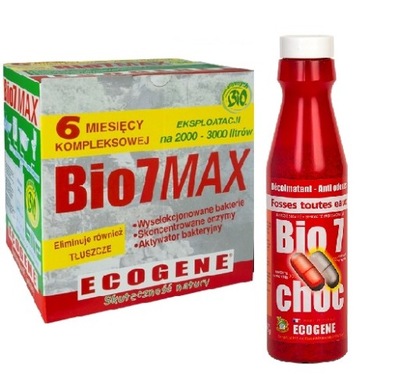 BIO7 MAX 1 kg + Bio 7 Choc Max bakterie