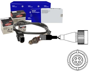 Delphi es10986-12b1 датчик лямбда-зонд фото №1