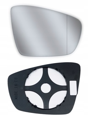 Вкладыш зеркало стекло vw polo v 09-17 asf+pl правое фото №1