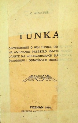 X. Ahasfer - Tunka 1914 r.