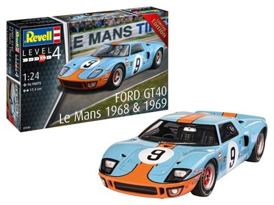 Model do sklejania Revell Ford GT 40 Le Mans 1968