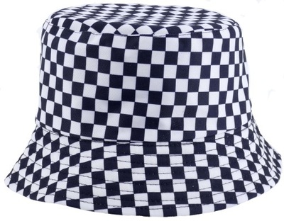 Kapelusz RYBACZKA bucket hat szachownica 54-58 cm