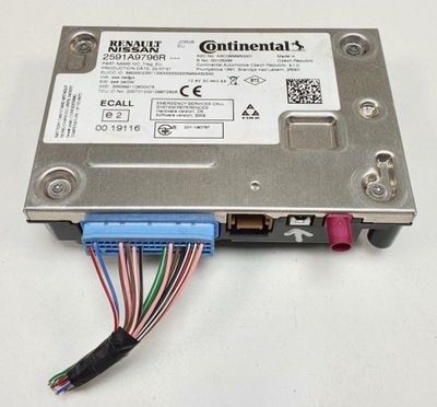 Блок управления модуль dacia sandero iii 2591a9796r фото №1