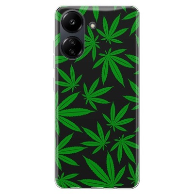 Etui do Xiaomi Redmi 13C Wzory Ganja Marihuana Cannabis Zioło THC