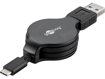 Kabel USB /USB-C do ładowania i synchronizacji, rozwijany