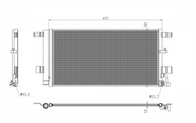 AUŠINTUVAS KONDICIONAVIMO - KONDENSATORIUS EASY FIT NRF 350454 